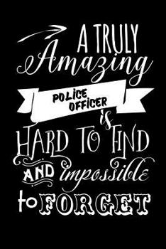 Paperback Police Officer Gift: Blank Lined Notebook Book