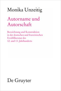 Hardcover Autorname und Autorschaft [German] Book