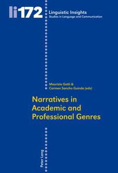 Paperback Narratives in Academic and Professional Genres Book