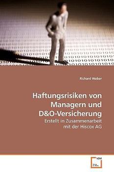 Paperback Haftungsrisiken von Managern und D [German] Book