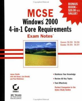 Paperback MCSE: Windows 2000 4-In-1 Core Requirements: Exam Notes Book