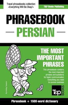 Paperback English-Persian phrasebook and 1500-word dictionary Book