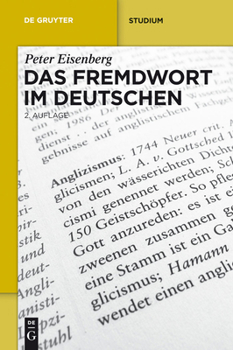 Hardcover Das Fremdwort im Deutschen [German] Book