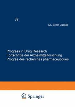 Paperback Progress in Drug Research / Fortschritte Der Arzneimittelforschung / Progrès Des Recherches Pharmaceutiques Book