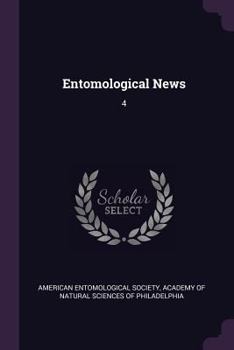 Paperback Entomological News: 4 Book