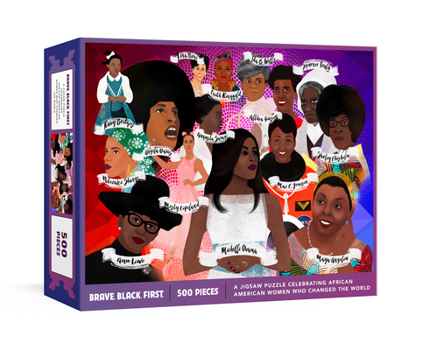 Game Brave. Black. First. Puzzle: A Jigsaw Puzzle and Poster Celebrating African American Women Who Changed the World: Jigsaw Puzzles for Adults and Jig Book