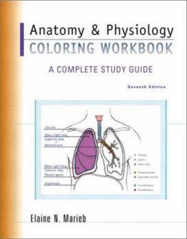 Paperback Anatomy & Physiology Coloring Workbook: A Complete Study Guide Book