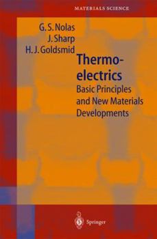 Hardcover Thermoelectrics: Basic Principles and New Materials Developments Book