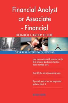 Paperback Financial Analyst or Associate - Financial Restructuring RED-HOT Career; 2521 RE Book