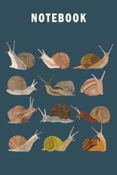 NOTEBOOK: Snail Notebook College Blank Lined 6 x 9 inch 110 pages -Notebook for Snail Lovers Journal for Writing- Snail Notebook for Girls-Gift for ... for Snail Lovers (Snail Journal Notebook)