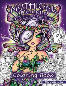 Paperback Mythical Maidens & Curious Creatures Coloring Book