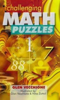 Paperback Challenging Math Puzzles Book