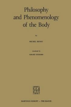 Paperback Philosophy and Phenomenology of the Body Book