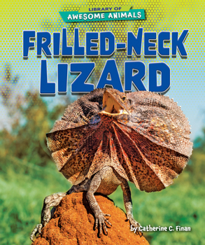 Library Binding Frilled-Neck Lizard Book