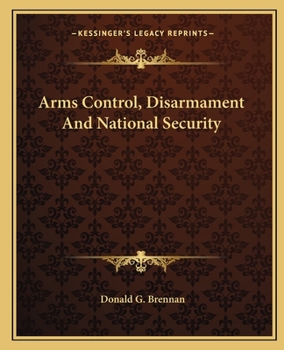 Paperback Arms Control, Disarmament And National Security Book