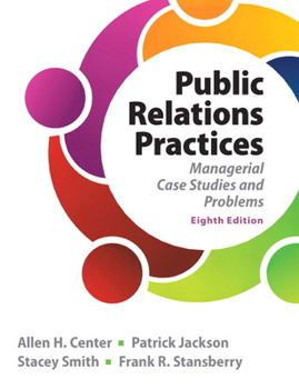 Paperback Public Relations Practices: Managerial Case Studies and Problems Book