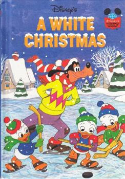 Hardcover Disney's A White Christmas (Disney's Wonderful World of Reading) Book