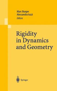 Hardcover Rigidity in Dynamics and Geometry: Contributions from the Programme Ergodic Theory, Geometric Rigidity and Number Theory, Isaac Newton Institute for t Book