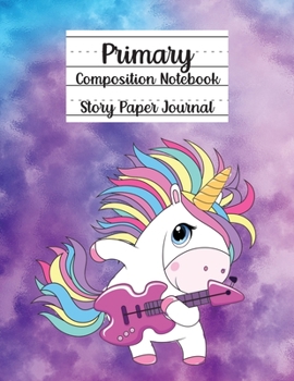 Paperback Primary Composition Notebook, Story Paper Journal Book