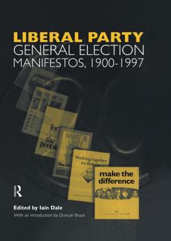 Hardcover British Political Party Manifestos, 1900-1997 Book