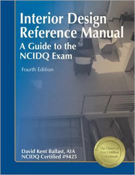 Paperback Interior Design Reference Manual: A Guide to the NCIDQ Exam Book