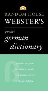 Paperback Random House Webster's Pocket German Dictionary, 2nd Edition [German] Book