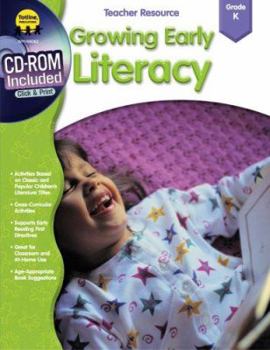 Paperback Growing Early Literacy, Grade K Book