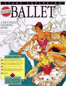Paperback Start Exploring: Ballet: A Fact Filled Coloring Book