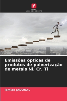 Paperback Emissões ópticas de produtos de pulverização de metais Ni, Cr, Ti [Portuguese] Book