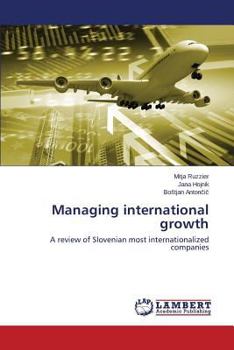 Paperback Managing International Growth Book