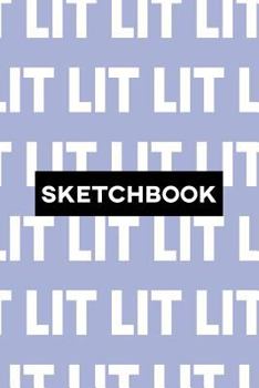 Paperback Sketchbook: Lit Typography Meme Pattern Book