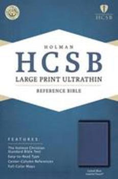 Imitation Leather Large Print Ultrathin Reference Bible-HCSB [Large Print] Book