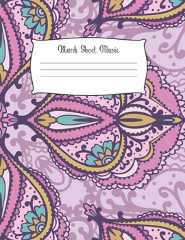 Blank Sheet Music Notebook Kids: Music Manuscript Paper / White Marble Blank Sheet Music / Notebook for Musicians  / Composition Books Gifts 100 Pages (8.5x11), perfect for learning