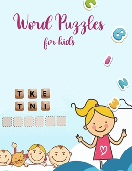 Paperback word puzzles for kids: Kids Word Memorization Book [Large Print] Book