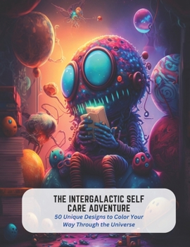 Paperback The Intergalactic Self Care Adventure: 50 Unique Designs to Color Your Way Through the Universe Book