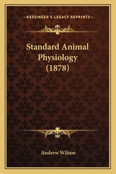 Paperback Standard Animal Physiology (1878) Book