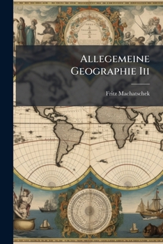 Paperback Allegemeine Geographie Iii: Geomorphologie... [German] Book