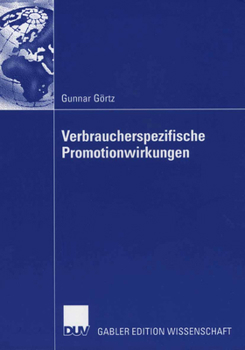 Paperback Verbraucherspezifische Promotionwirkungen [German] Book