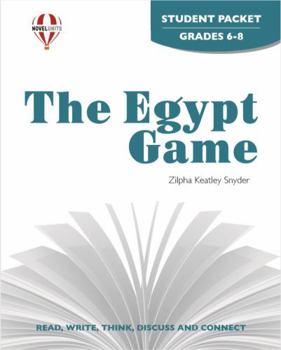 Paperback The Egypt Game - Student Packet by Novel Units Book