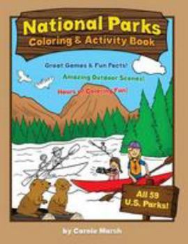 Paperback America's National Parks Coloring and Activity Book