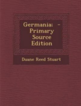 Paperback Germania; - Primary Source Edition [Latin] Book