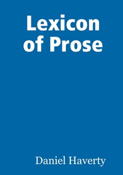 Paperback Lexicon of Prose Book