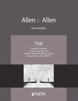 Paperback Allen v. Allen: Case File, Trial Materials Book