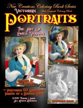 Paperback New Creations Coloring Book Series: Victorian Portraits - The Art of Emile Vernon Book