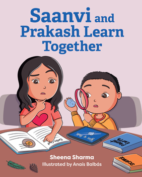 Hardcover Saanvi and Prakash Learn Together Book