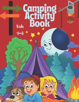 Paperback Camping Activity Book: Brain Activities and Coloring book for Brain Health with Fun and Relaxing Book
