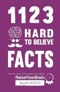 Paperback 1123 Hard to Believe Facts: From the Creator of the Popular Trivia Website RaiseYourBrain.com Book