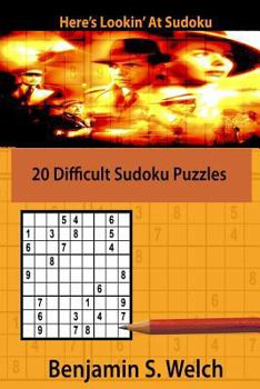 Paperback Here's Lookin' At Sudoku: 20 Difficult Sudoku Puzzles Book