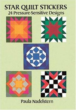Paperback Star Quilt Stickers: 24 Pressure-Sensitive Designs Book