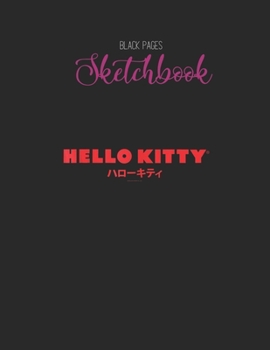 Black Paper SketchBook: Disney Beauty And The Beast Mens Designed BLACK PAPER Sketch Book for Drawing Sketching and Writing With Black Pages | Gel Pen ... Workout Marble Size Kawaii Kitty 8.5inx11in